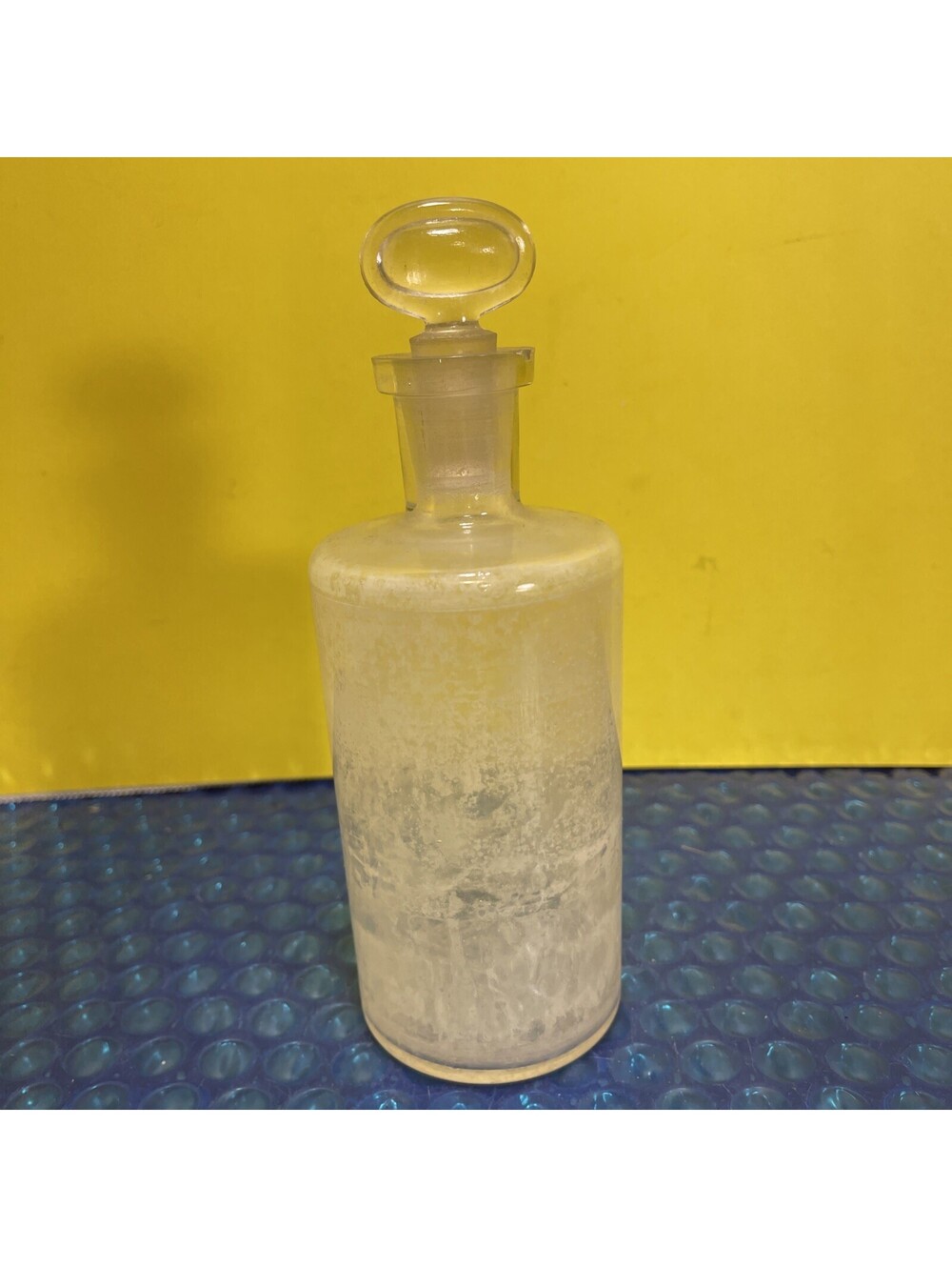 1930s Vintage Colgate Perfumers Clear Glass Bottle Old Decorative Bottle